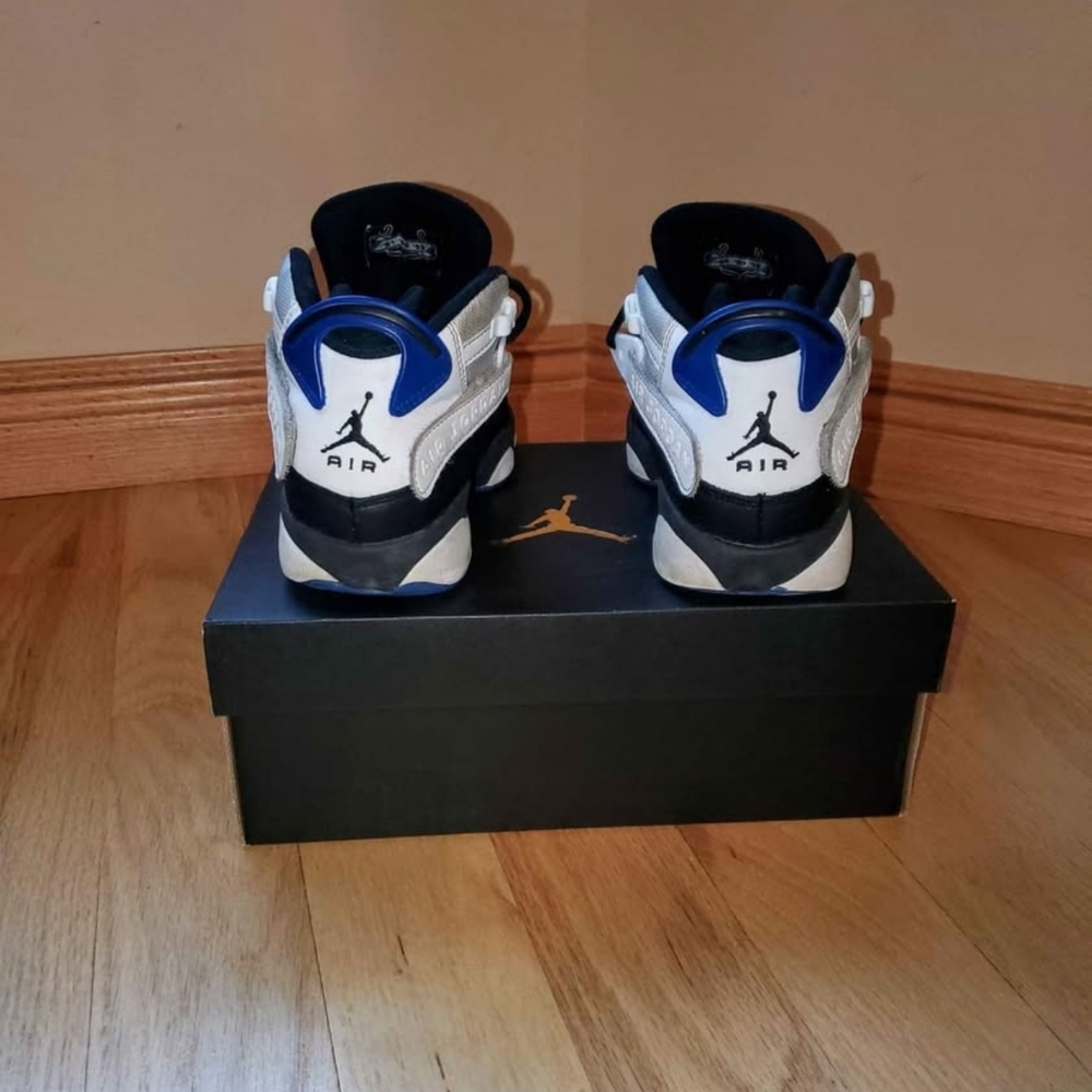 Jordan Kids Sneakers - White, Black, Blue
